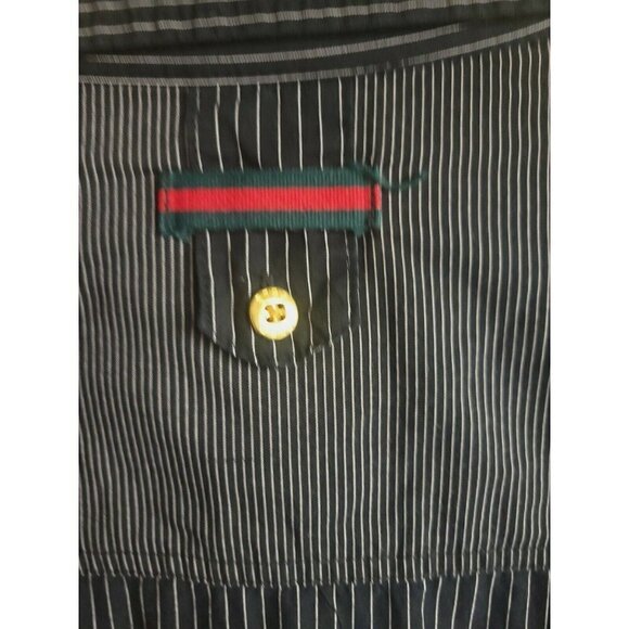 Eight 732 2XL Long Sleeve Button Down Shirt - Black/White - Picture 6 of 7